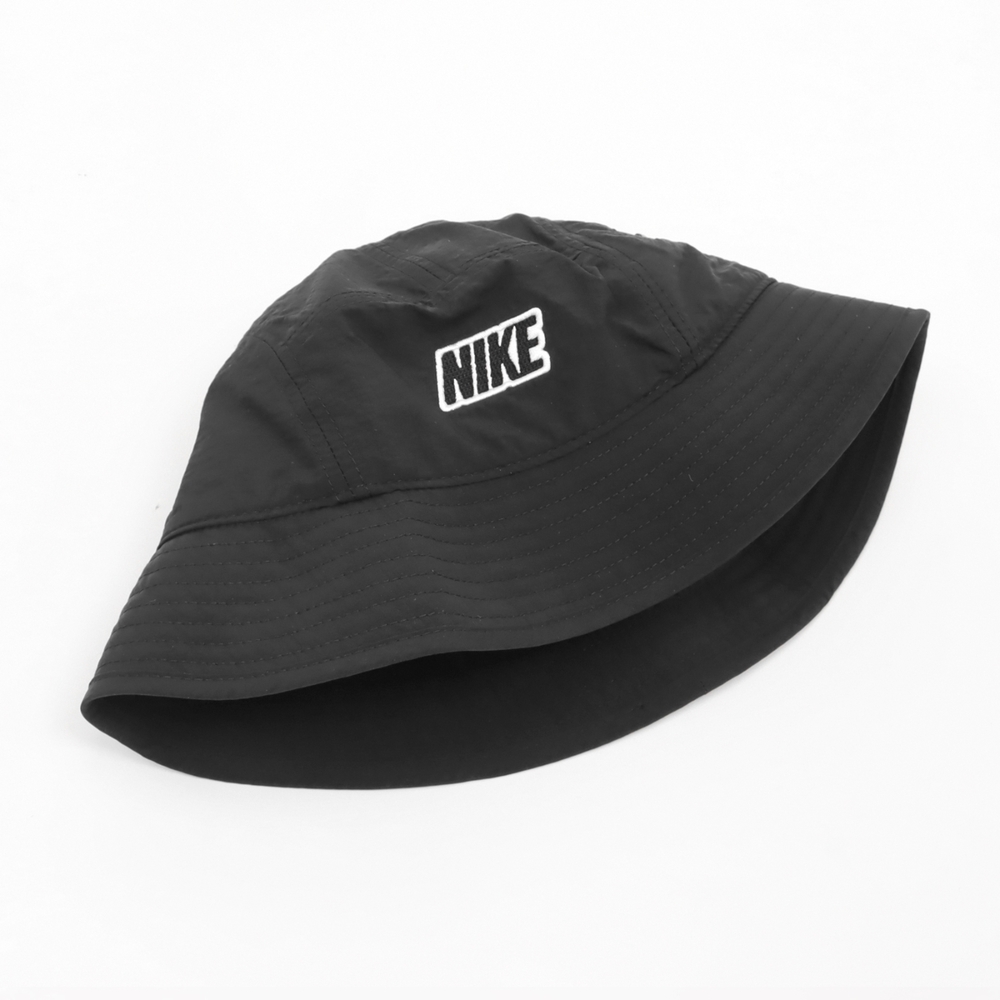 Nike 漁夫帽Apex Bucket Hat 黑白尼龍抗撕裂防潑水戶外運動帽子FQ3277 