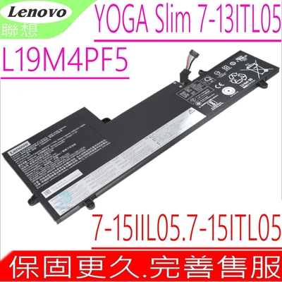 Lenovo L19M4PF5 電池適用 聯想 Yoga Slim 7-13IIL05 7-15IIL05 7-15ITL05 L19C4PF5 5B10W65278 5B10W65281