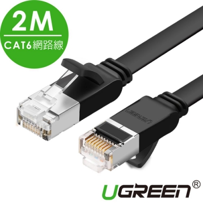 綠聯 CAT6網路線 Pure Copper版黑色 2M