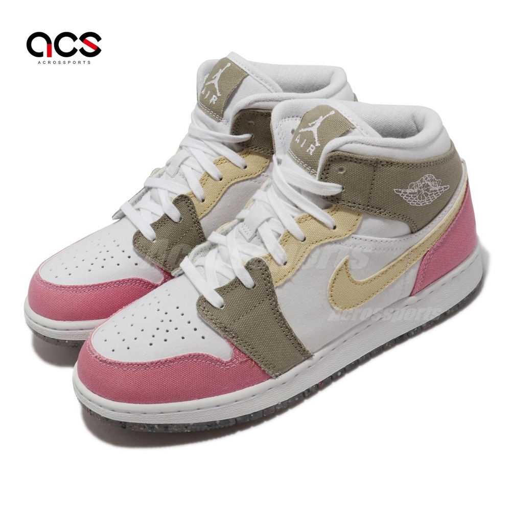 公式初売 NIKE AIR JORDAN 1MID GS 新品 22.5cm 匿名配送 - キッズ靴