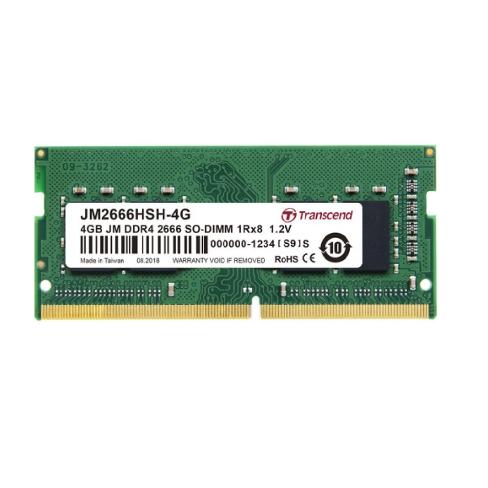 Transcend創見  JetRAM DDR4-2666MHz 4GB 筆電記憶體