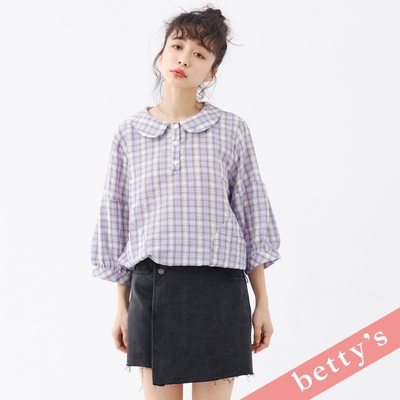 betty’s貝蒂思 不收邊個性牛仔褲裙(牛仔黑)