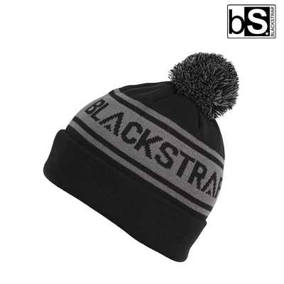 BlackStrap POM Beanie 毛球針織保暖毛帽【Mono/深灰黑】