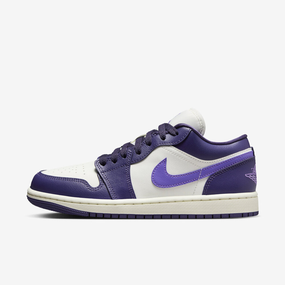 Nike Wmns Air Jordan 1 Low DC0774-502 女 休閒鞋 喬丹 皮革 穿搭 葡萄紫