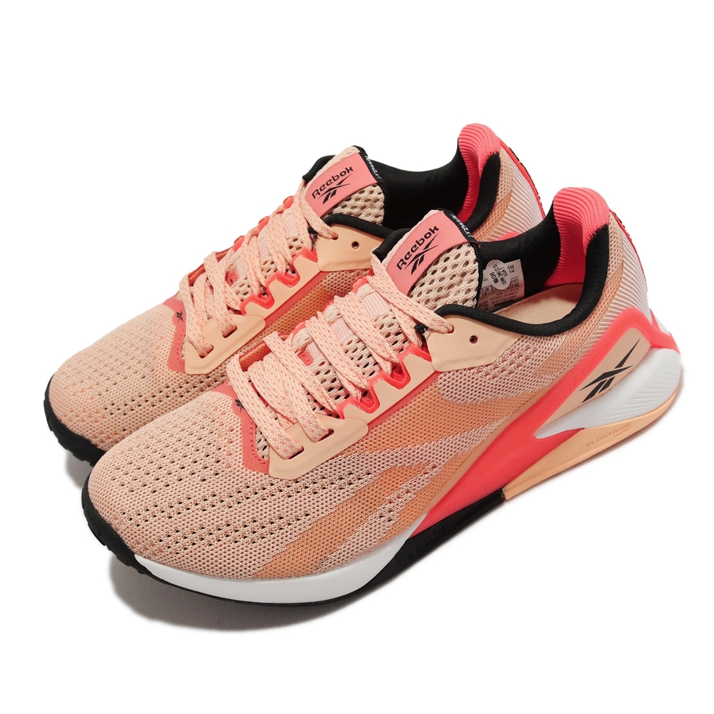 Reebok 訓練鞋 Nano X1 女鞋 橘 黑 透氣 緩震 健身房 多功能 重訓 運動鞋 FY4028