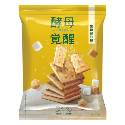 盛香珍 酵母覺醒-蜜糖蘇打餅300g/包