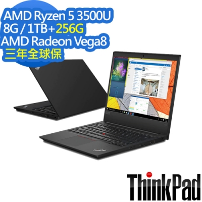 ThinkPad E495 14吋筆電 Ryzen 5 3500U/8G/256G+1TB