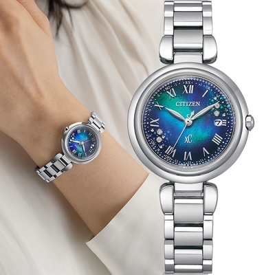 CITIZEN xC 鈦 千彩之海 光動能 鈦金屬 電波女錶-ES9460-61L