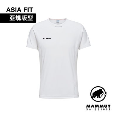 【Mammut長毛象】Aenergy FL T-Shirt AF Men 抗菌短袖排汗衣 白色 男款 #1017-04980