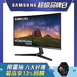 SAMSUNG C27JG50QQE  27 型2K曲面電競電腦