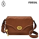 FOSSIL Heritage 真皮復古斜背包-咖啡色 ZB1787200 product thumbnail 1