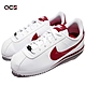 Nike 阿甘鞋 Cortez Basic Sl GS 大童 女鞋 白 紅 經典 休閒鞋 904764-101 product thumbnail 1