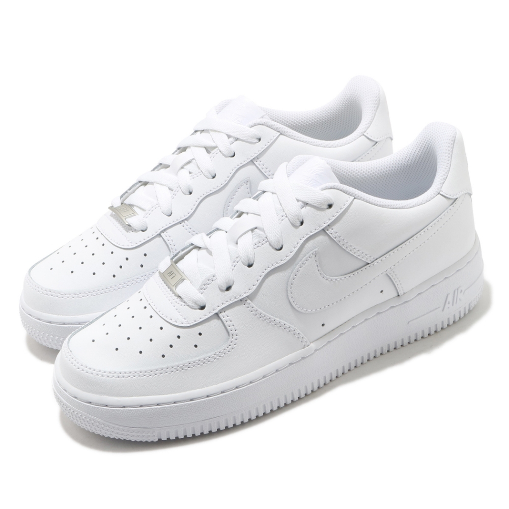 Nike Air Force 1 LE GS 大童鞋 女鞋 休閒鞋 經典 皮革 小白鞋 全白 AF1 DH2920111