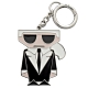 KARL LAGERFELD 卡爾公仔造型金屬鑰匙圈 product thumbnail 1