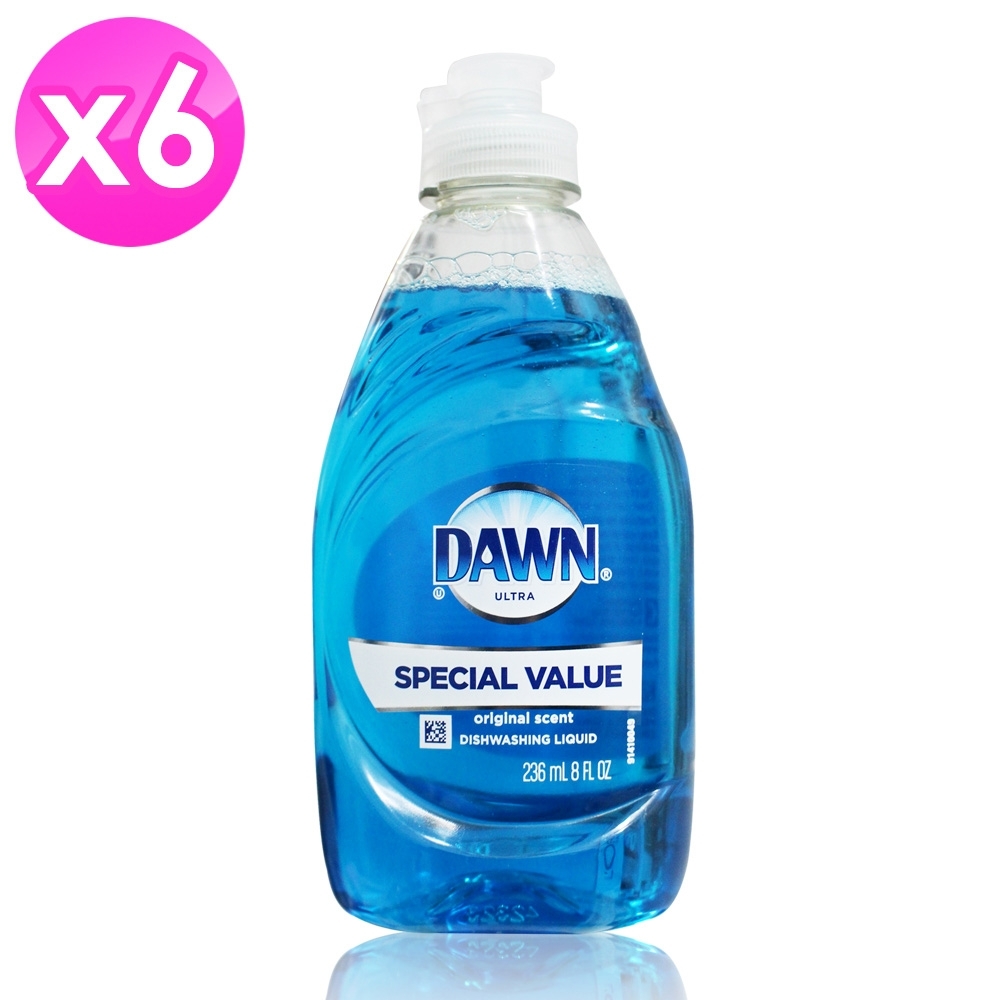 美國 DAWN 濃縮洗碗精-經典原味(8oz/236ml)-6入組