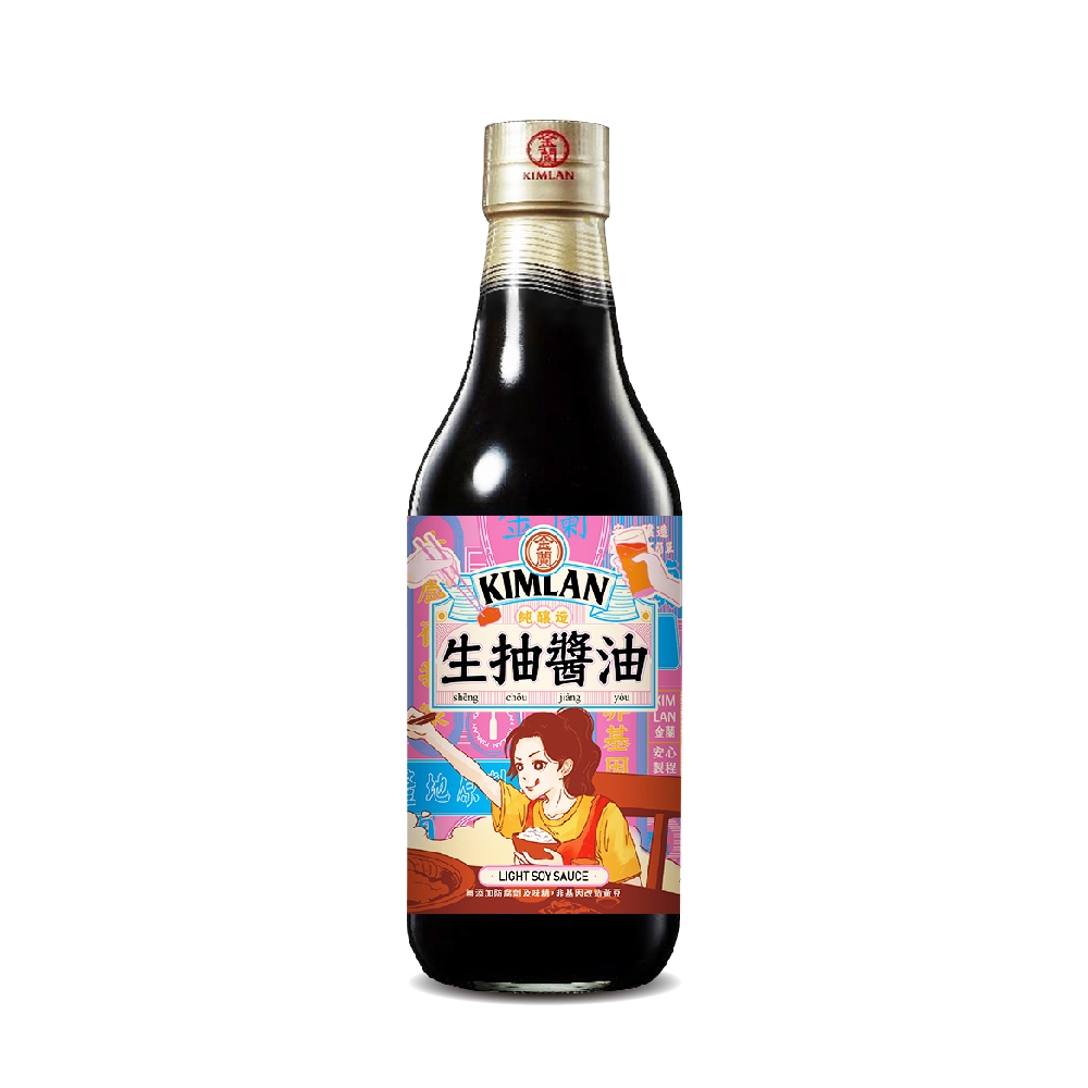 金蘭 生抽醬油590ml