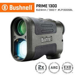 【美國 Bushnell 倍視能】Prime 1300 先鋒系列 7-1300碼 6x24mm 雷射測距望遠鏡 LP1300SBL