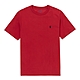 Polo Ralph Lauren RL 熱銷圓領小馬素面短袖T恤(男青年)-紅色 product thumbnail 1