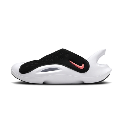 Nike Aqua Swoosh 大童 女 白 運動 休閒 橡膠 鏤空 涼鞋 FV6363-001