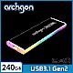 Archgon C503CW  240GB RGB外接式固態硬碟 USB3.1 Gen2 product thumbnail 1