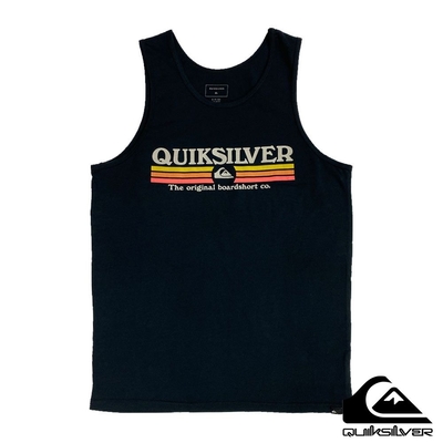 【QUIKSILVER】LINED UP TANK 背心 黑色