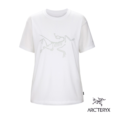 Arcteryx 始祖鳥 女 Arc Logo 短袖休閒Tee 白