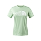 The North Face W FOUNDATION LOGO S/S TEE 女短袖上衣-綠-NF0A89QUI0G product thumbnail 1