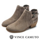 VINCE CAMUTO 西部感編織金屬扣中跟踝靴-絨灰 product thumbnail 1