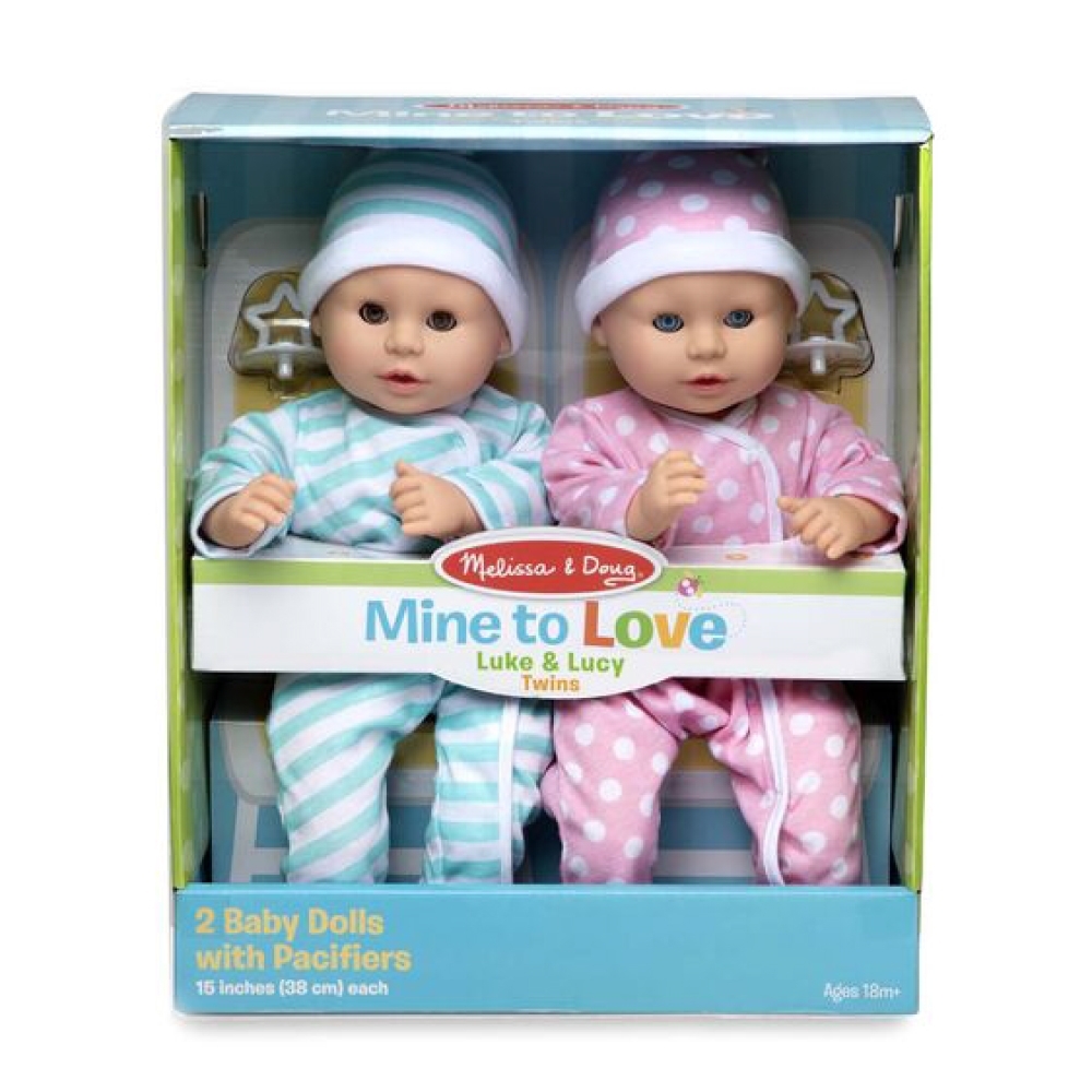 【Melissa & Doug 美國瑪莉莎】雙胞胎嬰兒娃娃