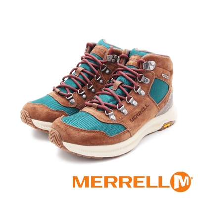 MERRELL(女)Ontario 85 Mesh WP 郊山健行中筒鞋 女鞋 -咖