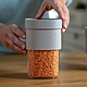 《LEKUE》雙容量密封收納罐(淡綠600ml) | 保鮮罐 咖啡罐 收納罐 零食罐 儲物罐 product thumbnail 2