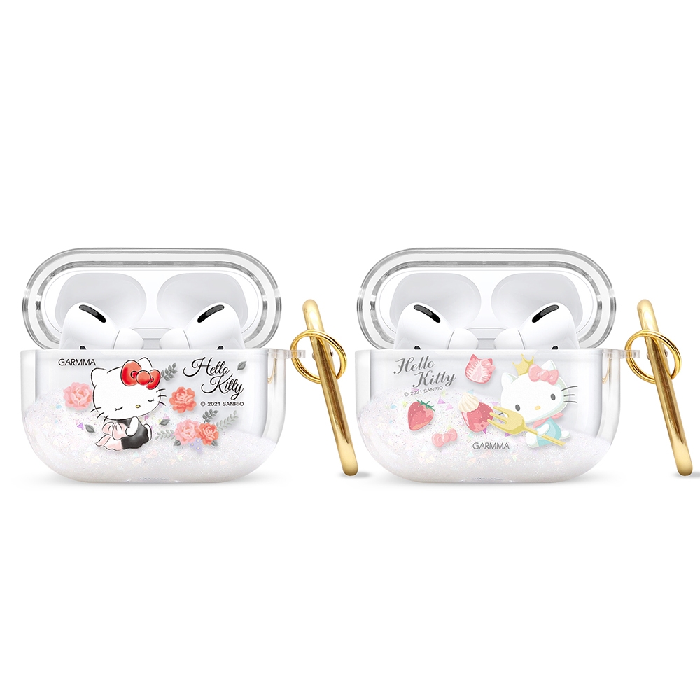 GARMMA Hello Kitty AirPods Pro 藍牙耳機流沙保護套