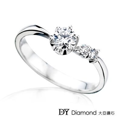 DY Diamond 大亞鑽石 18K金 0.20克拉 D/VS1 求婚鑽戒