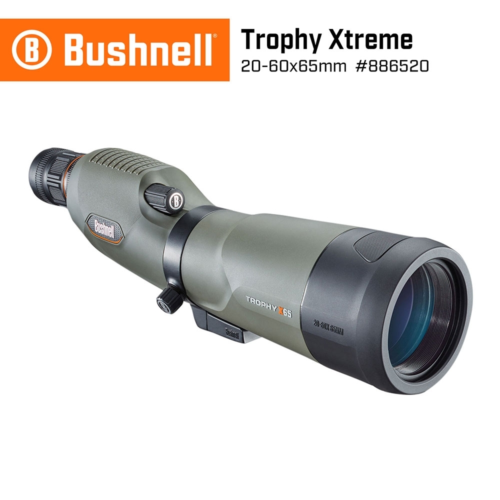 【美國 Bushnell 倍視能】 Trophy Xtreme 極限錦標系列 20-60x65mm 專業級賞鳥型單筒望遠鏡 886520 (公司貨)