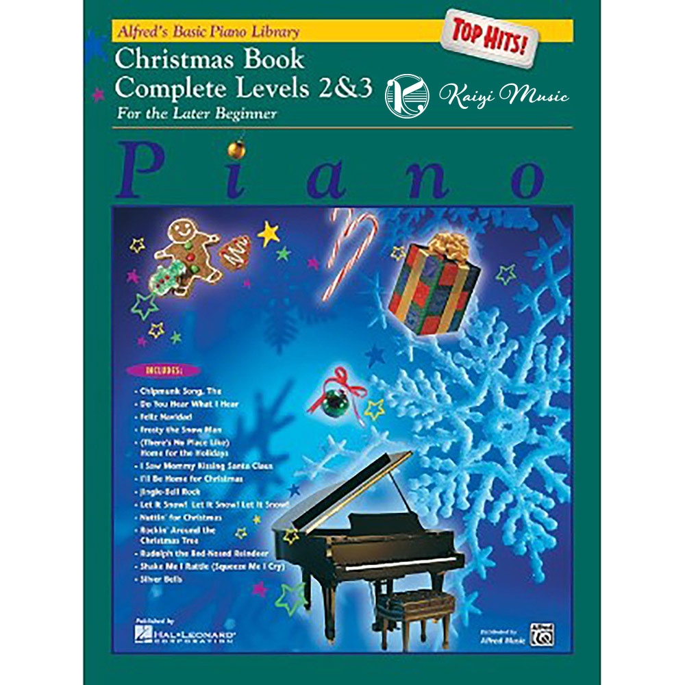 Alfred,s Basic Piano Library Top Hits! Christmas Complete, Bk 2 & 4: For the Later Beginner
