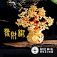 財旺神佑 招財黃水晶開運發財樹聚寶盆-高18cm product thumbnail 1