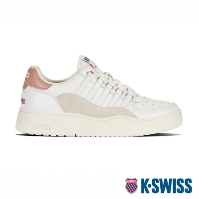 K-SWISS Cannoncourt C LTH時尚運動鞋-女-白/粉紅