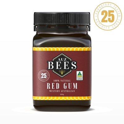 【Auz bees 澳蜜工坊】 赤桉蜂蜜TA25 500克 (100%澳洲天然活性蜂蜜)