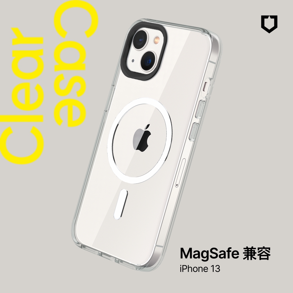 犀牛盾 iPhone 13(6.1吋) Clear (MagSafe兼容)超強磁吸透明防摔手機殼