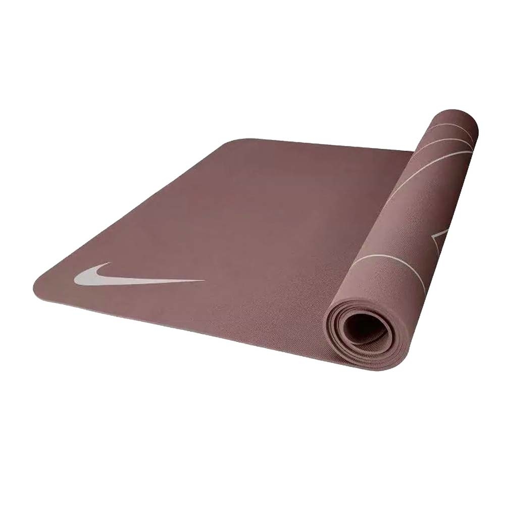 NIKE YOGA MAT 雙面瑜珈墊 4 MM-台灣製 止滑墊 運動 N1007517201OS 深藕紅白