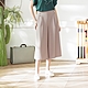 【CUMAR】雙排釦設計細斜紋打褶-女褲裙(二色/版型適中) product thumbnail 1
