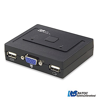 日本RATOC 2-Port VGA USB電腦KVM切換器 (REX-230U)