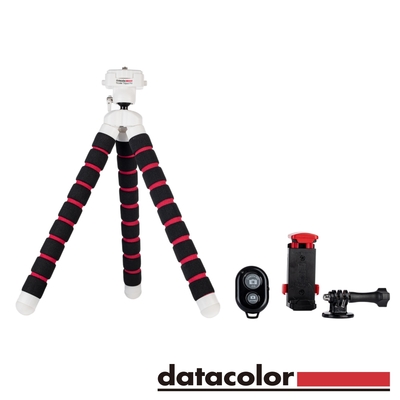 Datacolor Spyder Tripod Pro 桌上型小章魚三腳架套組-含藍芽遙控+手機夾+GoPro轉接座