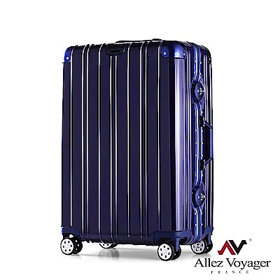 法國奧莉薇閣 26吋行李箱 PC防撞金屬鋁框旅行箱 無與倫比的美麗