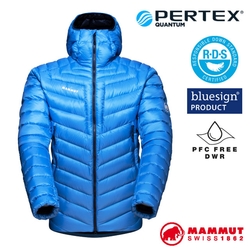 MAMMUT 長毛象 男 Broad Peak IN 輕量保暖防風防潑連帽羽絨外套.夾克_冰藍/海洋藍