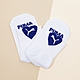 Puma 踝襪 Fashion 白 藍 愛心 中筒 休閒襪 襪子 單雙入 BB143006 product thumbnail 1