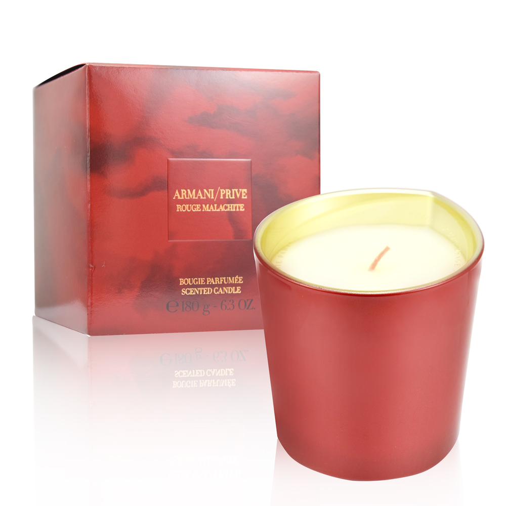 Giorgio Armani 高級訂製香氛蠟燭-嫣紅孔雀石 180g