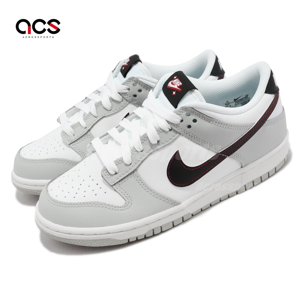 Nike 休閒鞋 Dunk Low SE GS 大童 女鞋 煙灰 樂透 彩票 Lottery 小Dior DQ0380-001