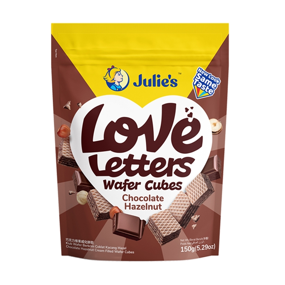 Julies茱蒂絲 威化餅乾-巧克力榛果醬(150g)