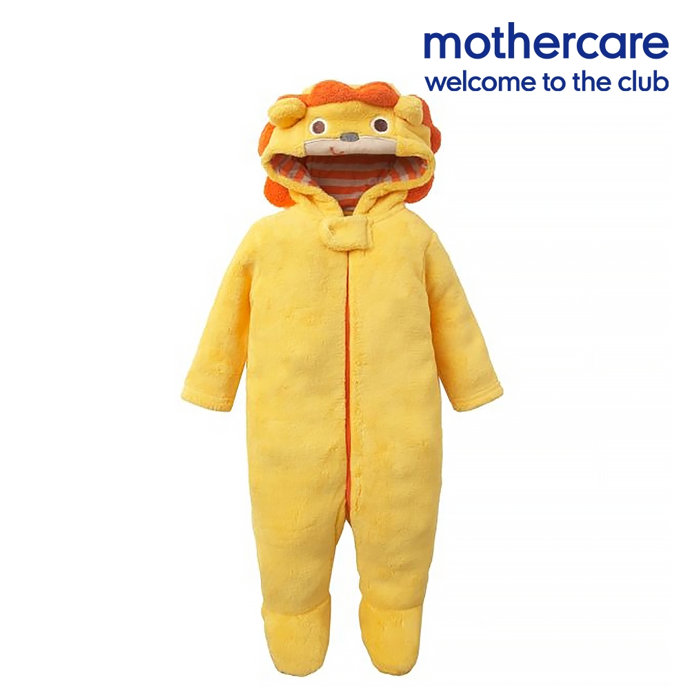 mothercare 專櫃童裝 獅子刷毛造型兔裝/連身衣 (9-12個月)